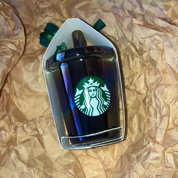 Starbucks Other - RARE Starbucks mini tumbler ornament oilslick 2019